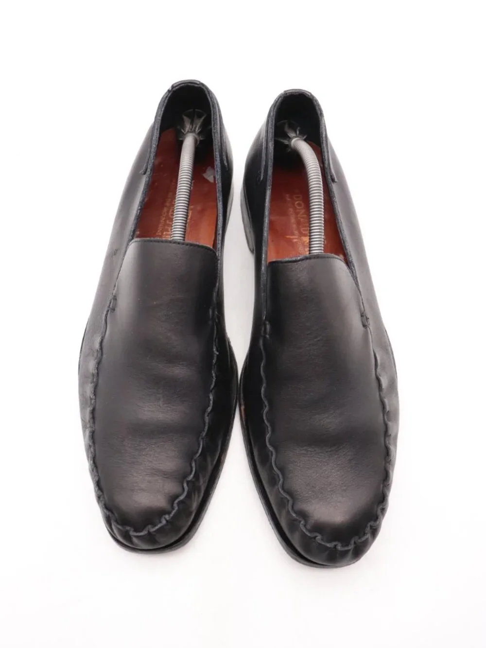 Donald J. Pliner Piraat Men's Size 12 Black Leather Loafer Made In Italy